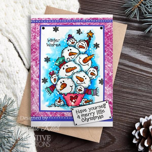 Woodware - Stempelset "Snow Balls" Clear Stamps Design by Francoise Read