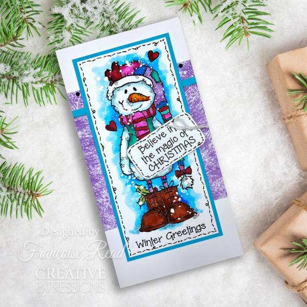 Woodware - Stempelset "Winter Boots" Clear Stamps Design by Francoise Read