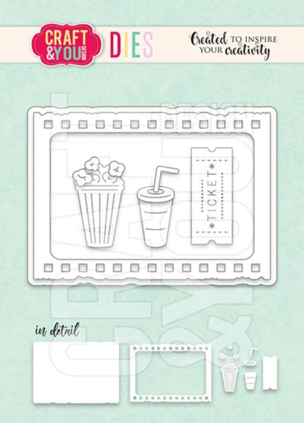 Craft & You Design - Stanzschablone "ATC Cinema" Dies