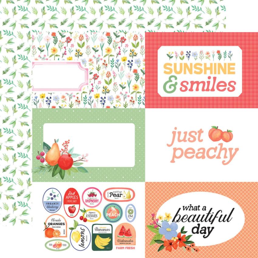 Carta Bella - Designpapier "Fruit Stand" Collection Kit 12x12 Inch - 12 Bogen  