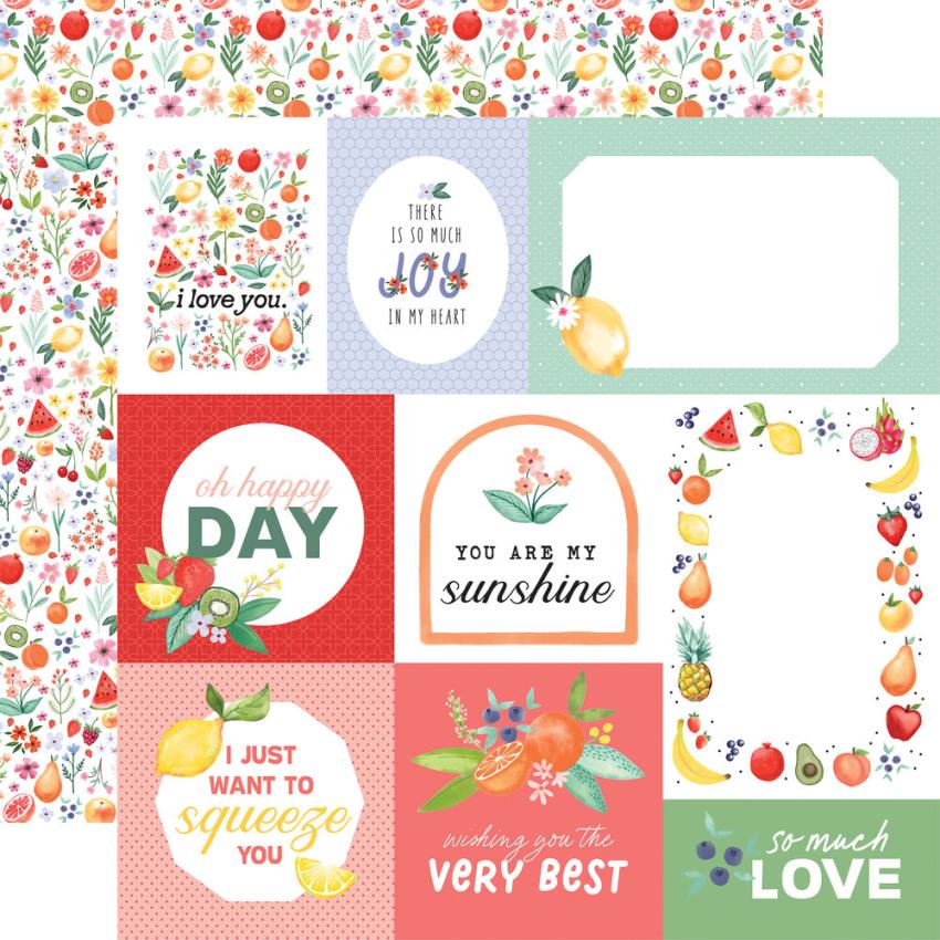 Carta Bella - Designpapier "Fruit Stand" Collection Kit 12x12 Inch - 12 Bogen  