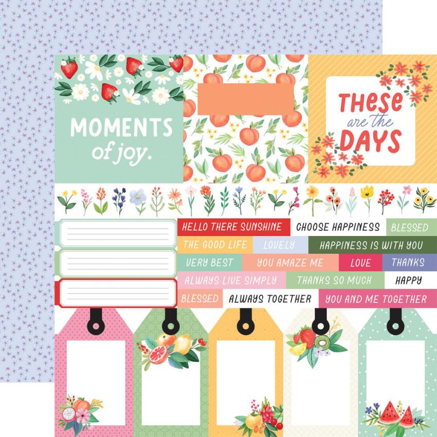 Carta Bella - Designpapier "Fruit Stand" Collection Kit 12x12 Inch - 12 Bogen  
