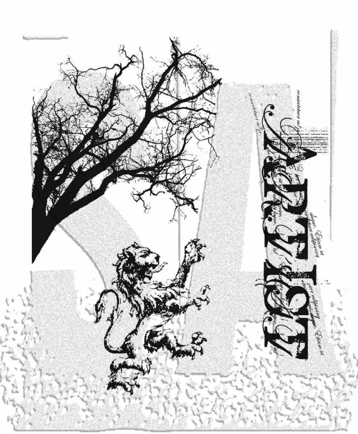Stampers Anonymous - Gummistempelset "Regal Findings" Cling Stamp Design by Tim Holtz