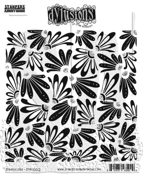 Stampers Anonymous - Gummistempelset "Daisylicious" Dylusions Cling Stamp Design by Dyan Reaveley