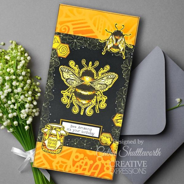 Creative Expressions - Stempelset "Bee Amazing" Clear Stamps 6x8 Inch Design by Dora