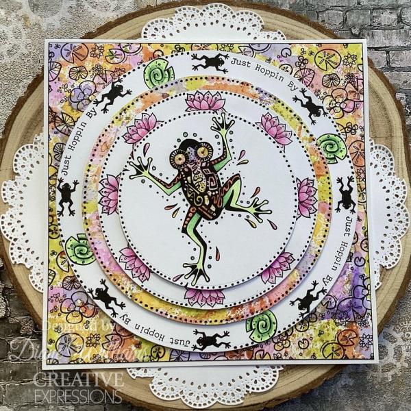 Creative Expressions - Stempelset "Toadally Awesome" Clear Stamps 6x8 Inch Design by Dora