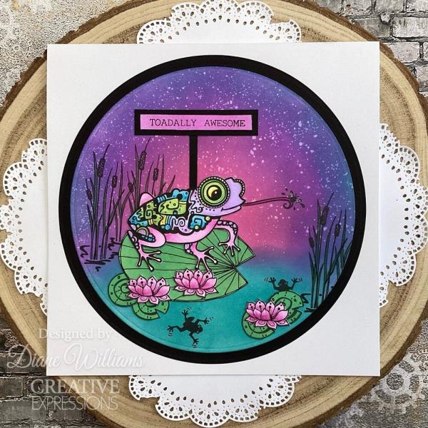 Creative Expressions - Stempelset "Toadally Awesome" Clear Stamps 6x8 Inch Design by Dora