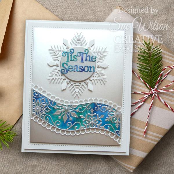 Creative Expressions - Stanzschablone "Festive Collection Crystal Kaleidoscope" Craft Dies Design by Sue Wilson