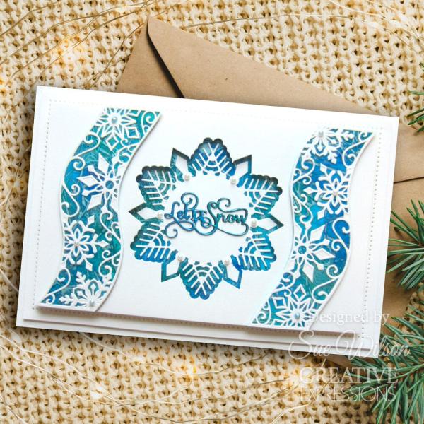 Creative Expressions - Stanzschablone "Festive Collection Crystal Kaleidoscope" Craft Dies Design by Sue Wilson