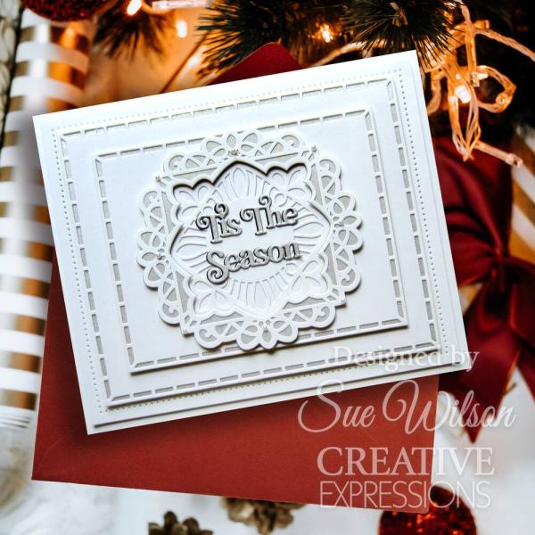 Creative Expressions - Stanzschablone "Festive Collection Pinwheel Snowflake" Craft Dies Design by Sue Wilson