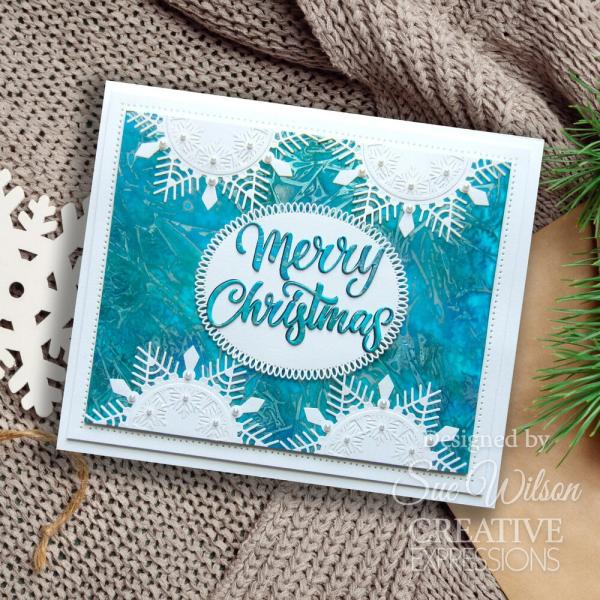 Creative Expressions - Stanzschablone "Festive Collection Merry Christmas" Craft Dies Design by Sue Wilson