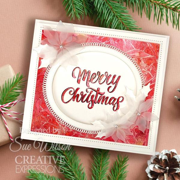 Creative Expressions - Stanzschablone "Festive Collection Merry Christmas" Craft Dies Design by Sue Wilson