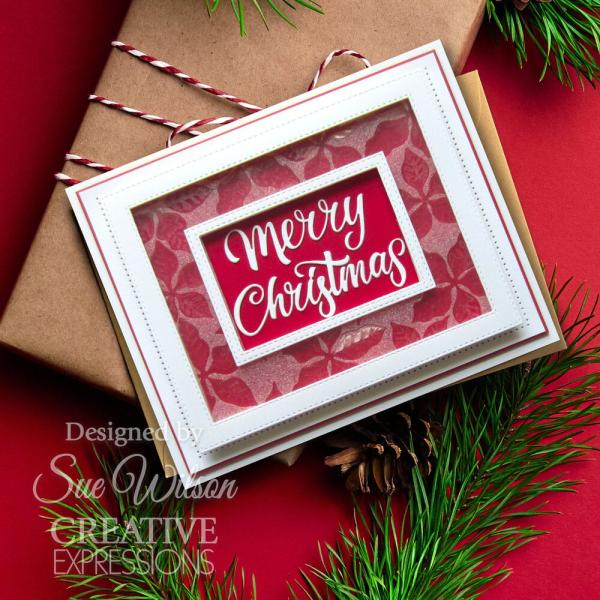 Creative Expressions - Stanzschablone "Festive Collection Merry Christmas" Craft Dies Design by Sue Wilson