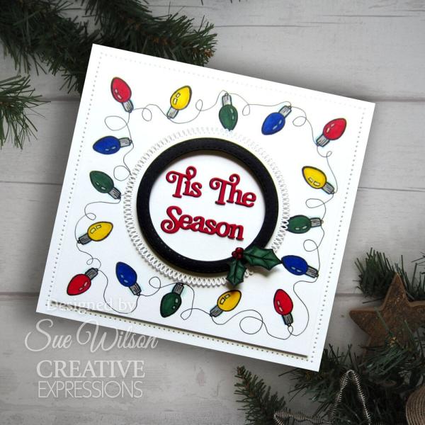 Creative Expressions - Stanzschablone "Festive Collection Tis The Season" Craft Dies Design by Sue Wilson