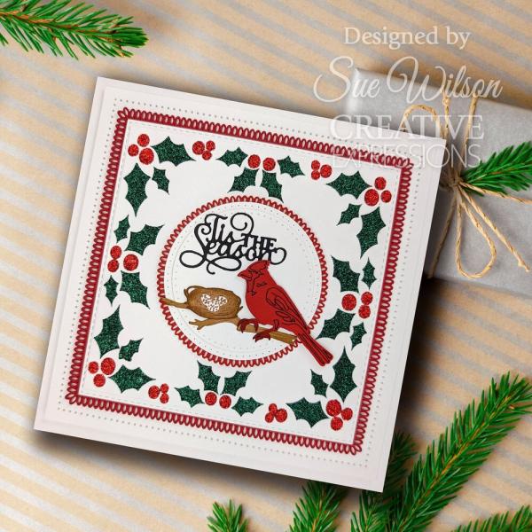 Creative Expressions - Stanzschablone "Festive Collection Tis The Season" Craft Dies Design by Sue Wilson