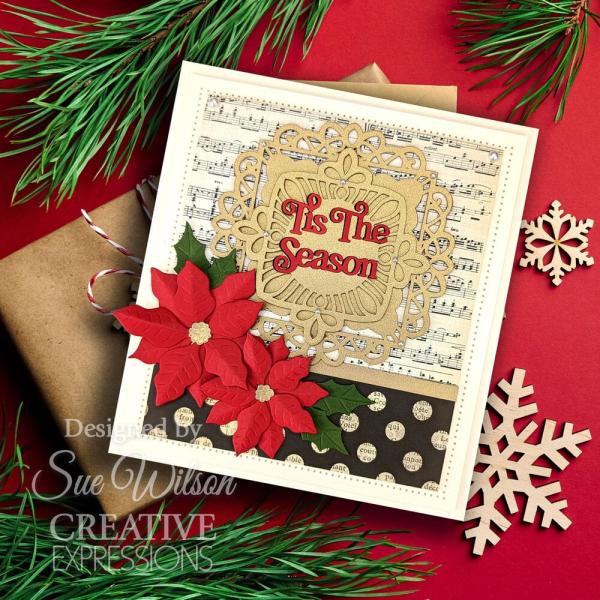 Creative Expressions - Stanzschablone "Festive Collection Tis The Season" Craft Dies Design by Sue Wilson