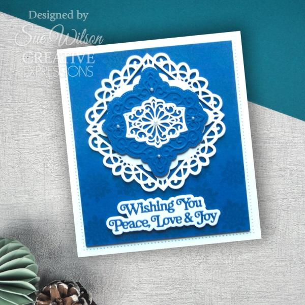 Creative Expressions - Stanzschablone "Festive Collection Snowflake Sparkle" Craft Dies Design by Sue Wilson