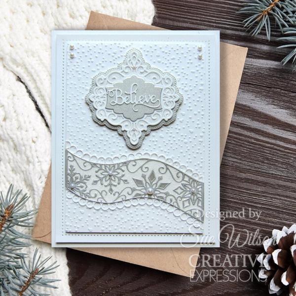 Creative Expressions - Stanzschablone "Festive Collection Snowflake Sparkle" Craft Dies Design by Sue Wilson