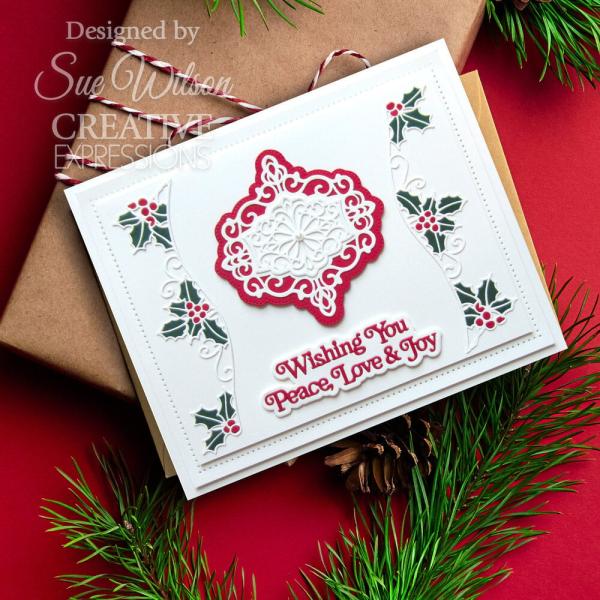 Creative Expressions - Stanzschablone "Festive Collection Snowflake Sparkle" Craft Dies Design by Sue Wilson