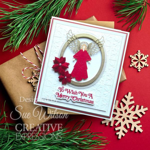 Creative Expressions - Stanzschablone "Festive Collection Stylish Poinsettia" Craft Dies Design by Sue Wilson
