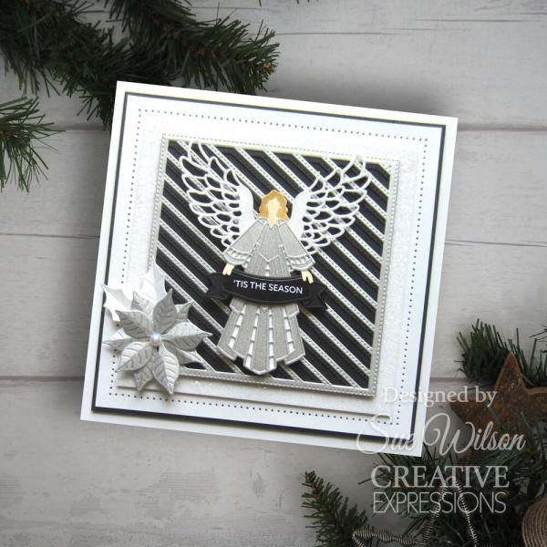 Creative Expressions - Stanzschablone "Festive Collection Stylish Poinsettia" Craft Dies Design by Sue Wilson