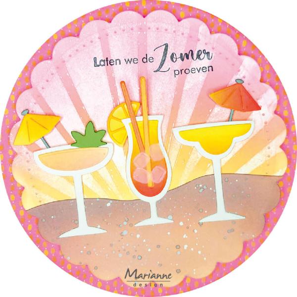 Marianne Design - Präge- und Stanzschalone "Cocktails & Mocktails" Collectables Dies