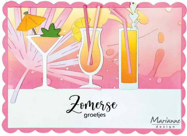 Marianne Design - Präge- und Stanzschalone "Cocktails & Mocktails" Collectables Dies