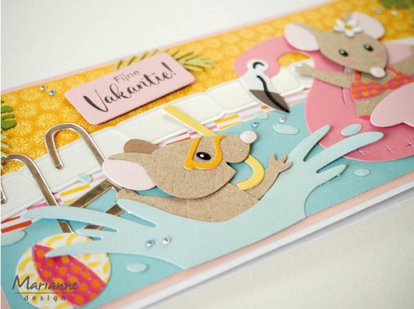 Marianne Design - Präge- und Stanzschalone "Pool" Collectables Dies