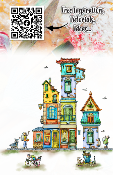 AALL and Create - Stempelset A5 "Gang Avenue" Clear Stamps