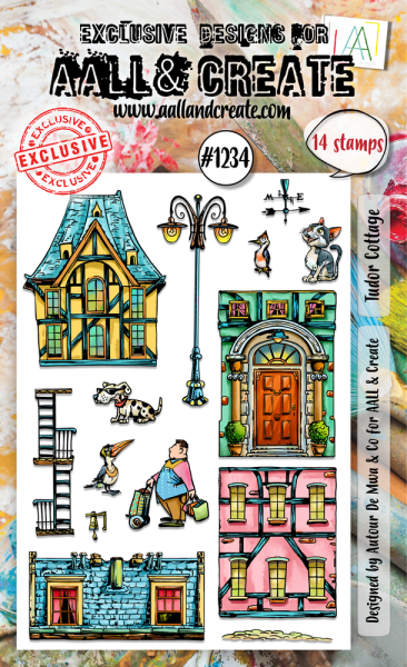 AALL and Create - Stempelset A6 "Tudor Cottage" Clear Stamps