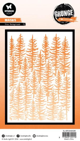 Studio Light - Schablone "Tree Background" Stencil Grunge Collection