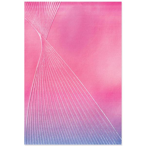 Sizzix - 3D Prägefolder "Cosmopolitan, French Twist" Embossing Folder Design by Stacey Park