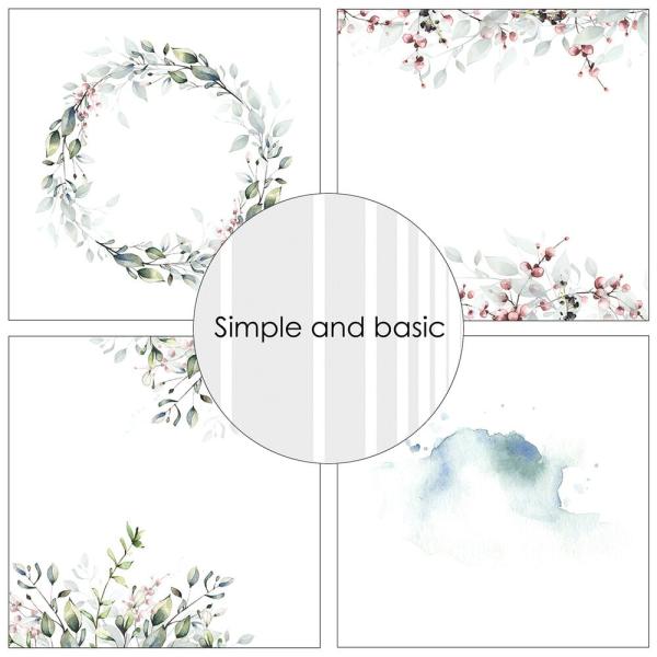 Simple and Basic - Designpapier "A Sense of Clarity" Paper Pack 12x12 Inch - 8 Bogen 