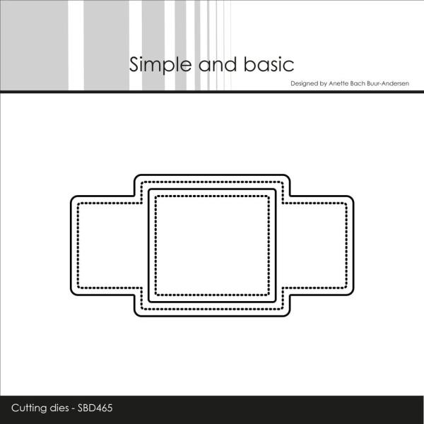 Simple and Basic - Stanzschablone 10x5cm "Bellybelt Masculine" Dies