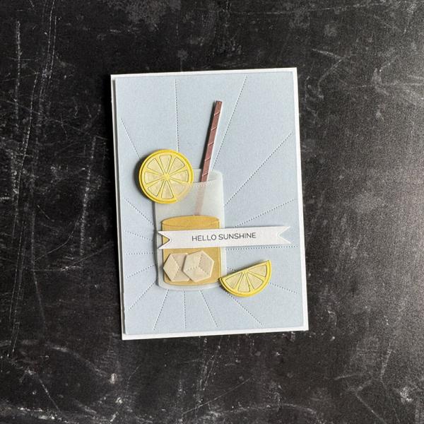Simple and Basic - Stanzschablone "Drink w/ Orange and Lime" Dies