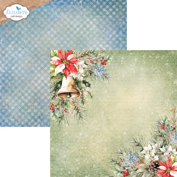 Elizabeth Craft Designs - Designpapier "Joyous Christmas" Paper Pack 12x12 Inch - 12 Bogen