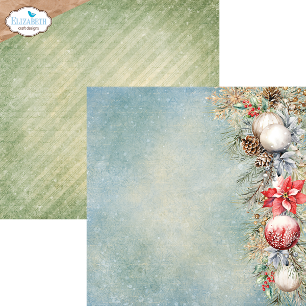 Elizabeth Craft Designs - Designpapier "Joyous Christmas" Paper Pack 12x12 Inch - 12 Bogen