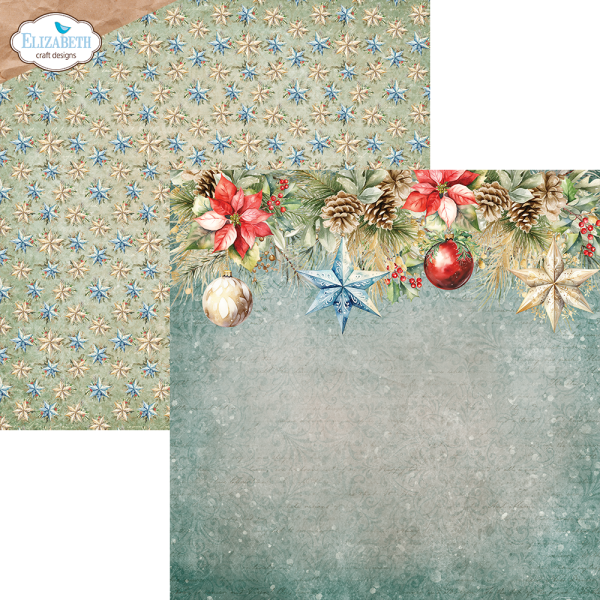 Elizabeth Craft Designs - Designpapier "Joyous Christmas" Paper Pack 12x12 Inch - 12 Bogen