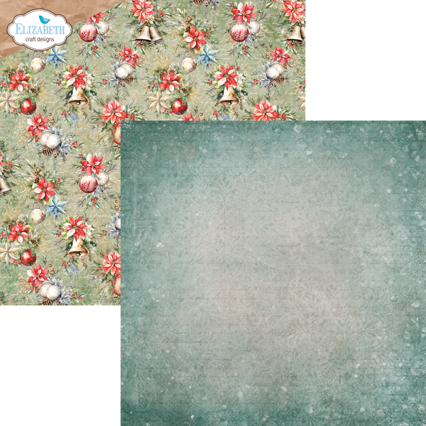 Elizabeth Craft Designs - Designpapier "Joyous Christmas" Paper Pack 12x12 Inch - 12 Bogen