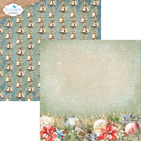 Elizabeth Craft Designs - Designpapier "Joyous Christmas" Paper Pack 12x12 Inch - 12 Bogen