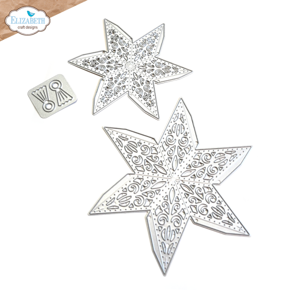 Elizabeth Craft Designs - Stanzschalone "Joyous Ornament Stars 2" Dies