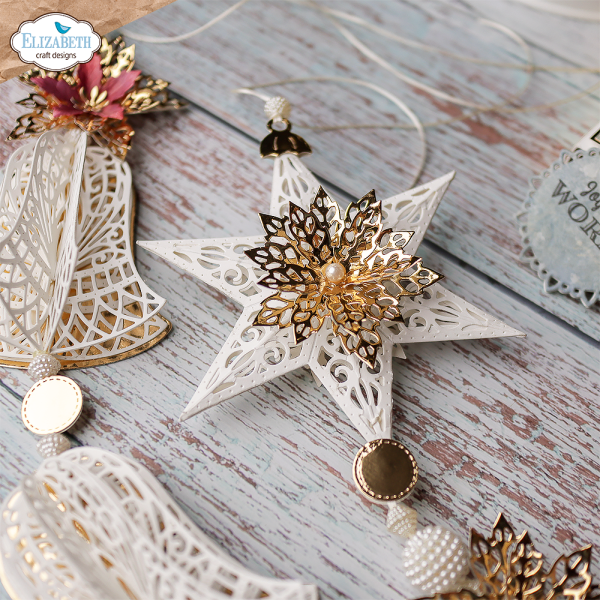 Elizabeth Craft Designs - Stanzschalone "Joyous Ornament Stars 2" Dies