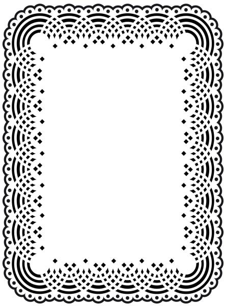 Vaessen Creative - Prägefolder "Spitzendeckchen" Embossingfolder