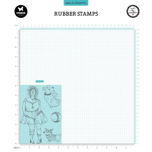 Studio Light - Stempelset "Doggie diva" Cling Stamp Design by Art by Marlene