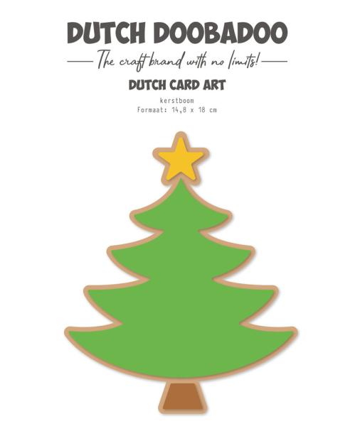 Dutch Doobadoo - Schablone A5 "Kerstboom" Stencil - Dutch Card Art
