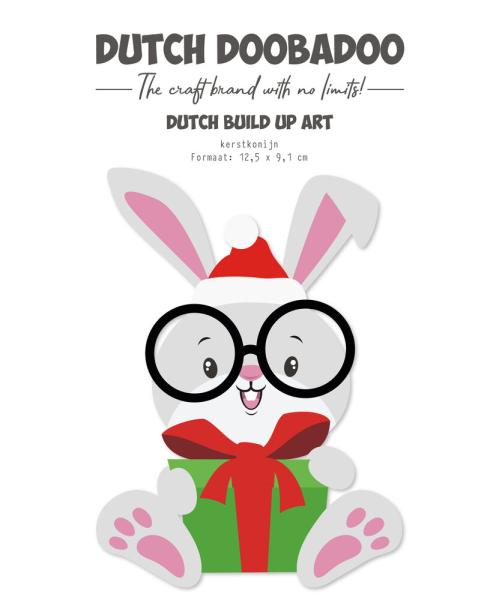 Dutch Doobadoo - Schablone A5 "Kerstkonijn" Stencil - Dutch Card Art