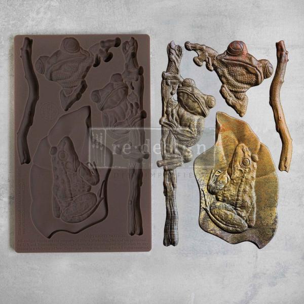 Re-Design with Prima - Gießform "Froggy Meadow Greens" Mould 5x8 Inch