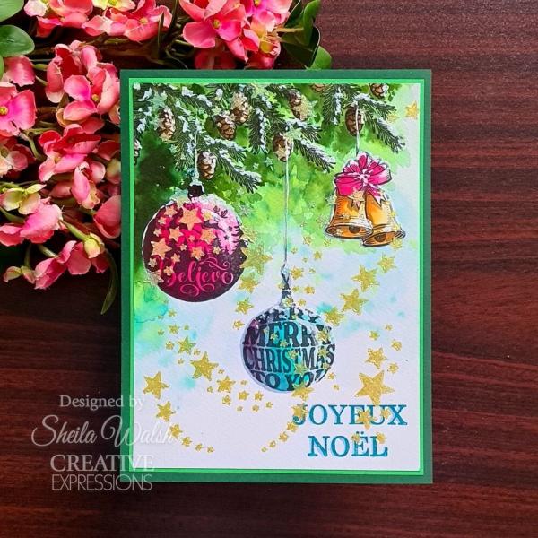 Creative Expressions - Stempelset "Believe" Clear Stamps 6x8 Inch Design by Taylor Made Journals