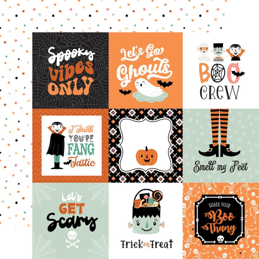 Echo Park - Designpapier "Spooktacular Halloween" Collection Kit 12x12 Inch - 12 Bogen
