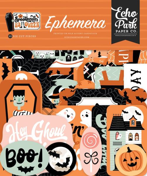Echo Park - Stanzteile "Spooktacular Halloween" Ephemera